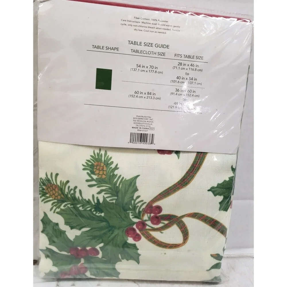 Fabric Linen Tablecloth 60
